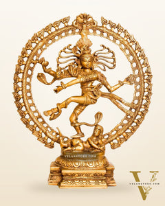 Handcrafted Fine Brass Nataraja Statue - 20.5" Height