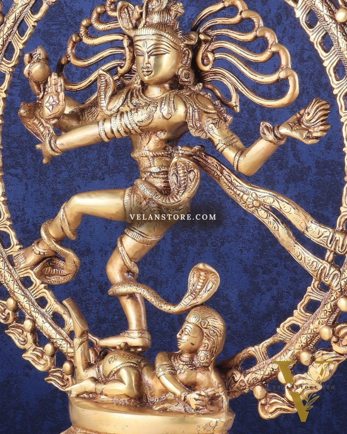 Handcrafted Fine Brass Nataraja Statue - 20.5" Height