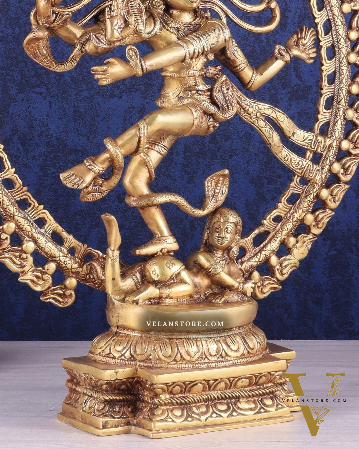 Handcrafted Fine Brass Nataraja Statue - 20.5" Height