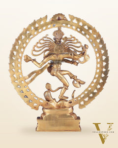 Handcrafted Fine Brass Nataraja Statue - 20.5" Height