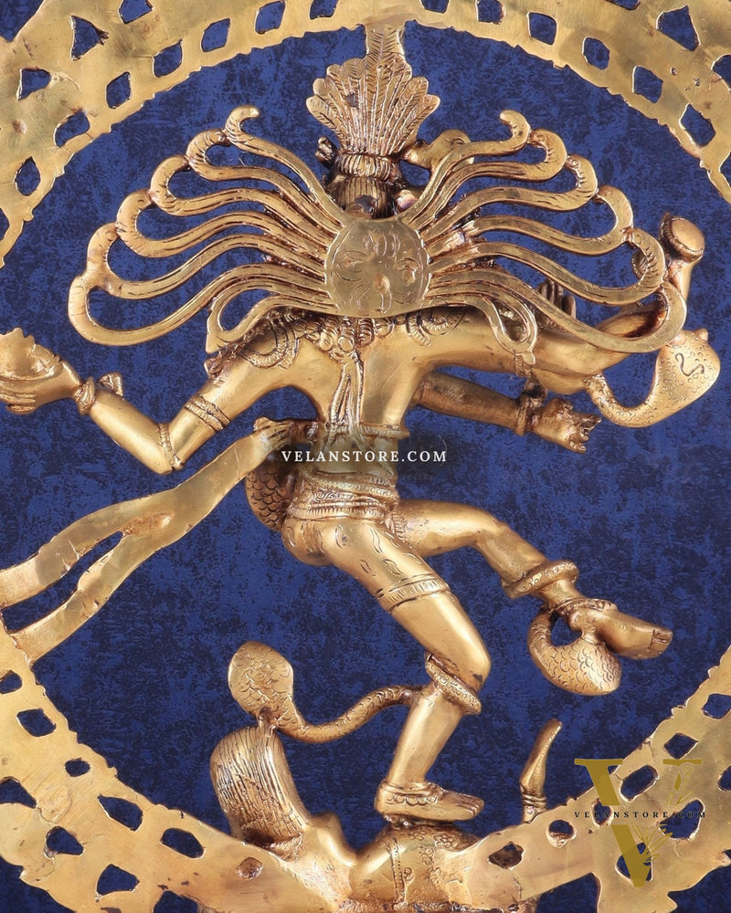 Handcrafted Fine Brass Nataraja Statue - 20.5" Height