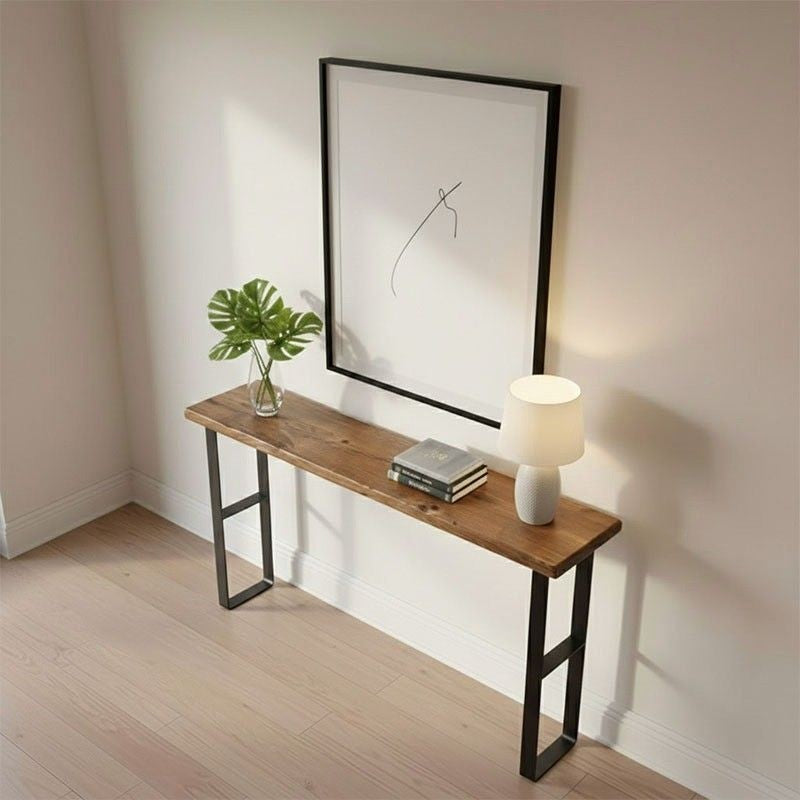 Artisan Mirror Live Edge Console Table
