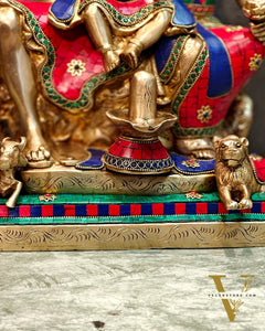 Handcrafted Lord Shiva parivar Statue - Superfine Brass | 18" Height