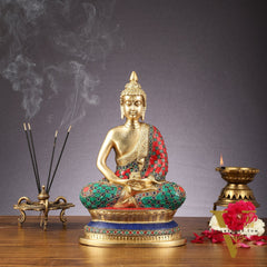 Handcrafted Meditation Buddha Idol - Cambodian Style