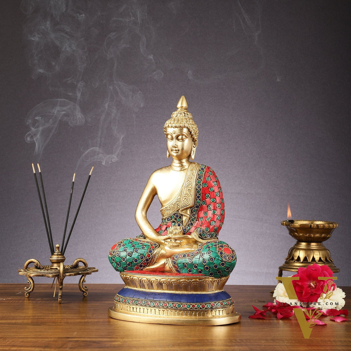 Handcrafted Meditation Buddha Idol - Cambodian Style