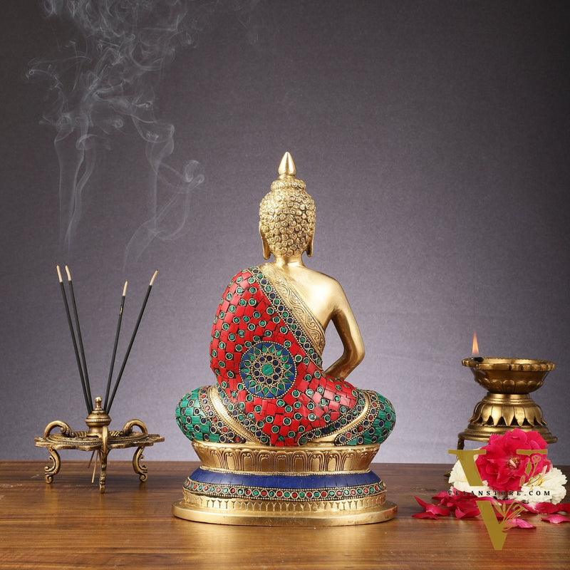 Handcrafted Meditation Buddha Idol - Cambodian Style