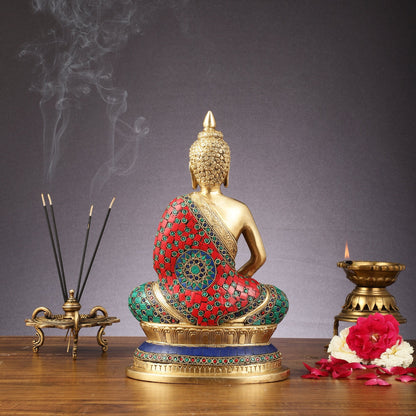 Handcrafted Meditation Buddha Idol - Cambodian Style