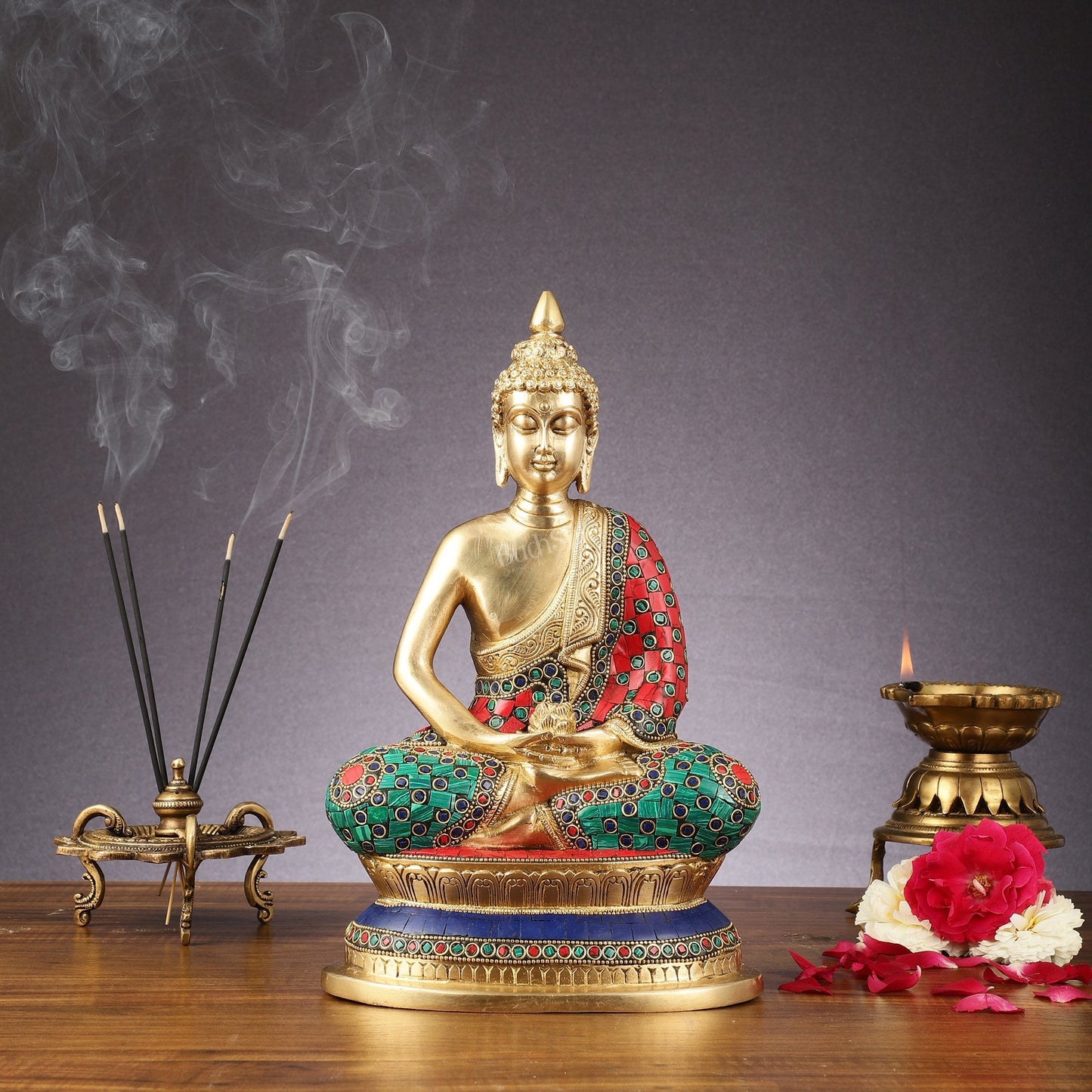 Handcrafted Meditation Buddha Idol - Cambodian Style