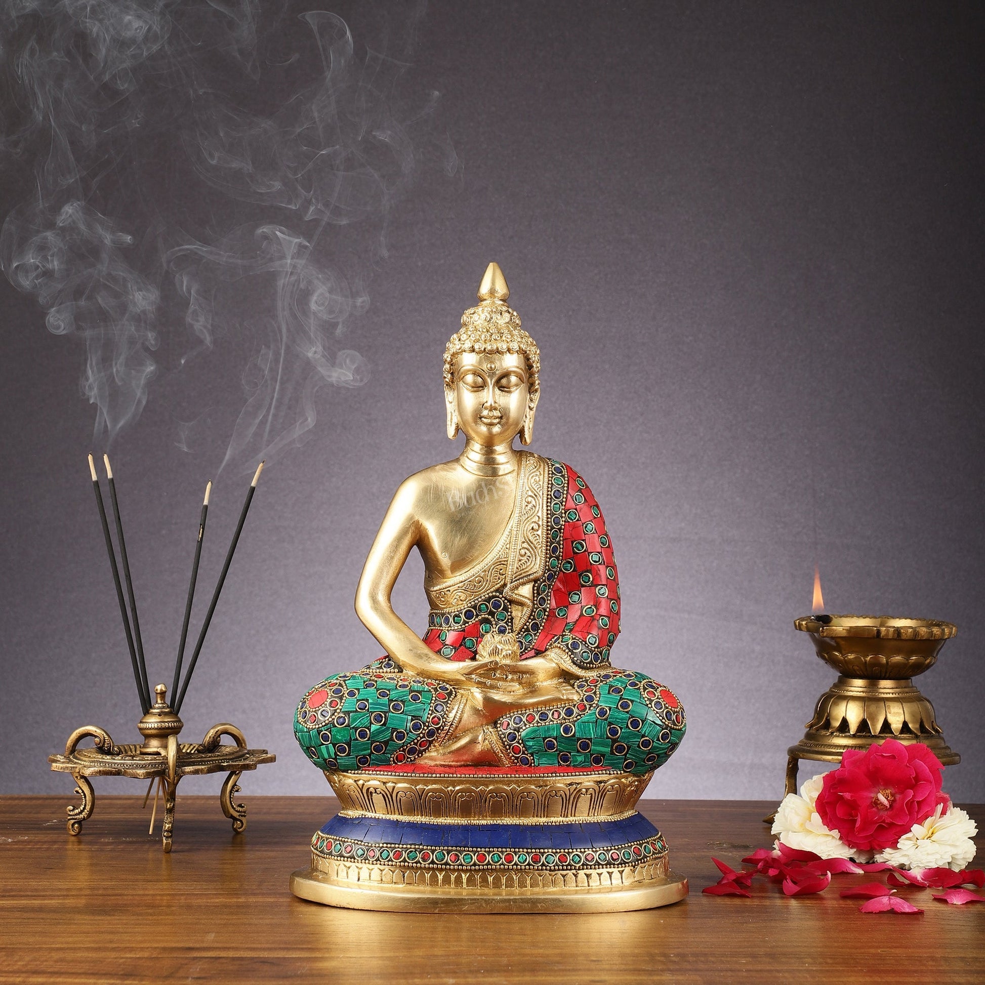 Handcrafted Meditation Buddha Idol - Cambodian Style