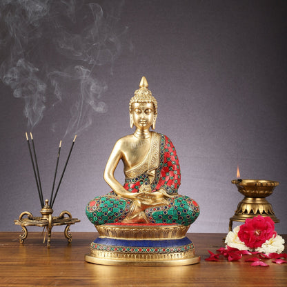 Handcrafted Meditation Buddha Idol - Cambodian Style