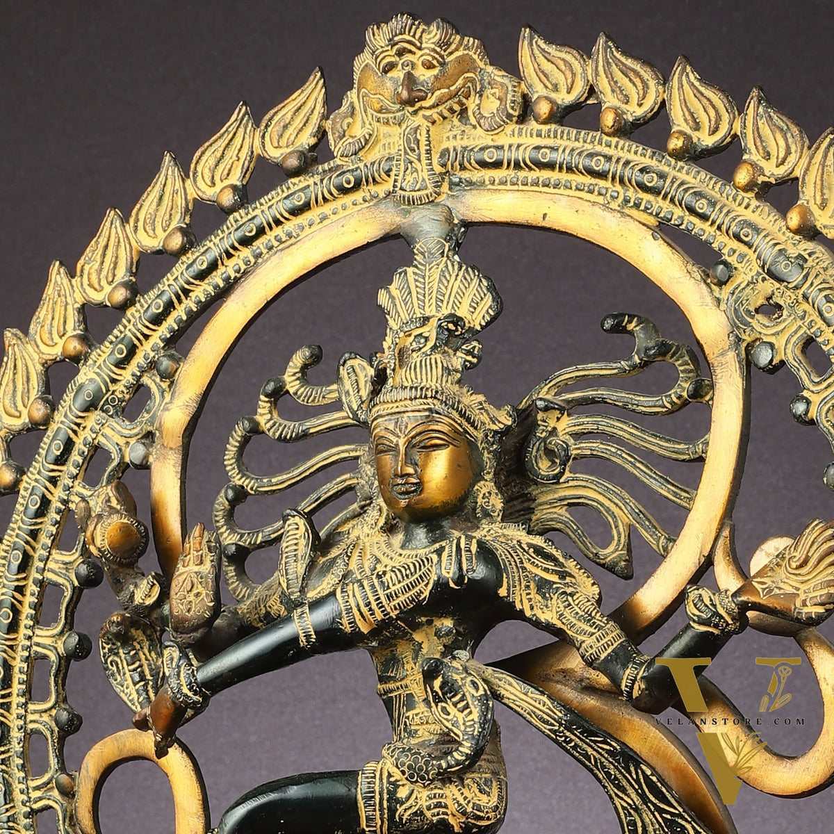 Handcrafted Nataraja Statue super antique tone 20"