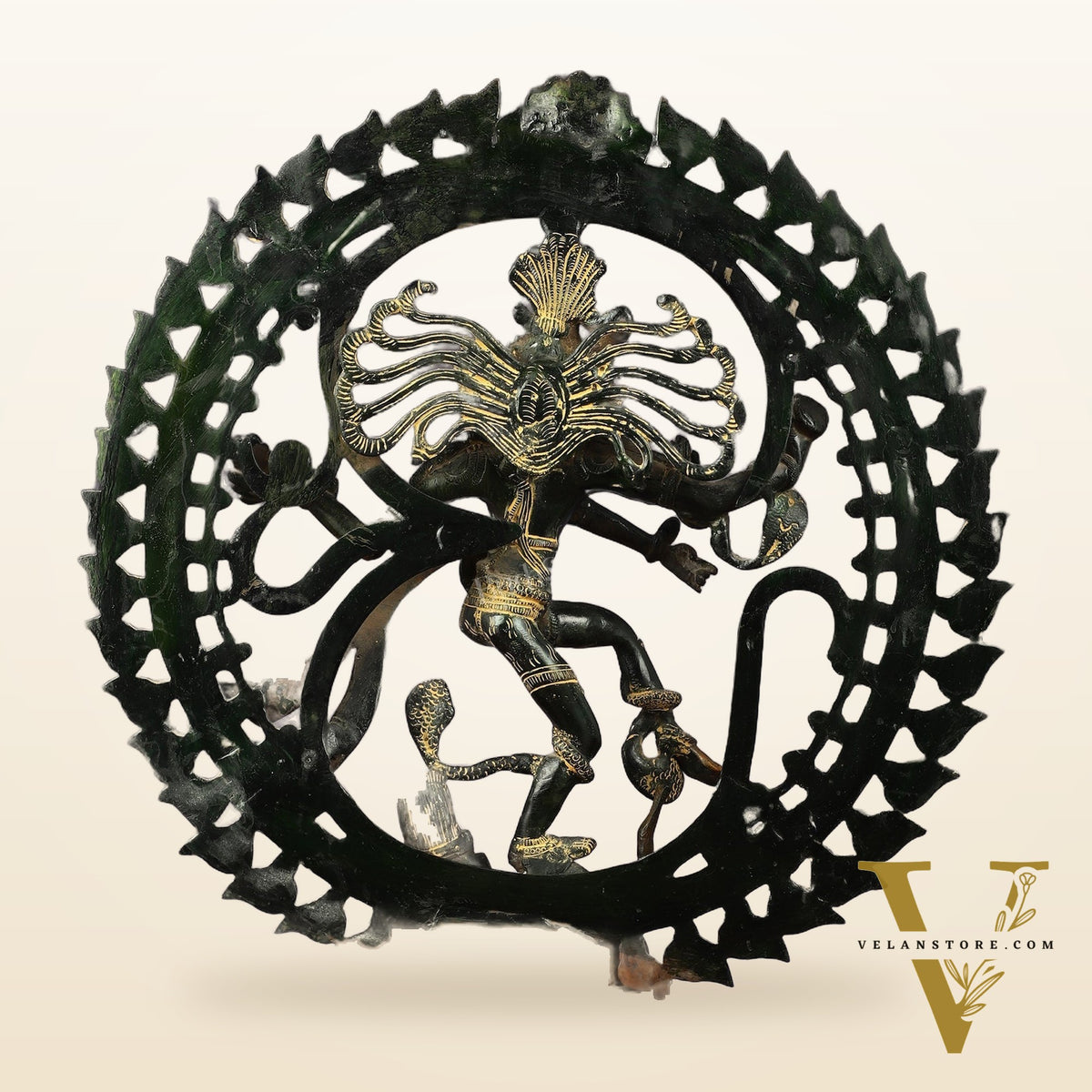 Handcrafted Nataraja Statue super antique tone 20"