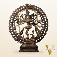 Handcrafted Nataraja Statue with Antique Chola tone 20"