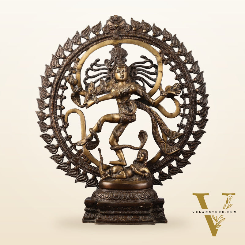 Handcrafted Nataraja Statue with Antique Chola tone 20"