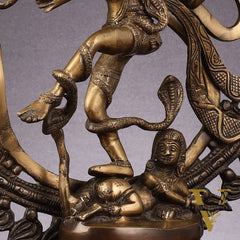 Handcrafted Nataraja Statue with Antique Chola tone 20"