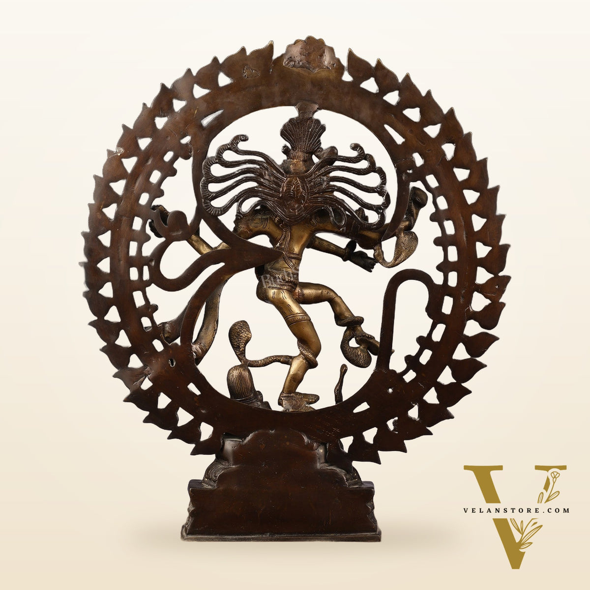 Handcrafted Nataraja Statue with Antique Chola tone 20"