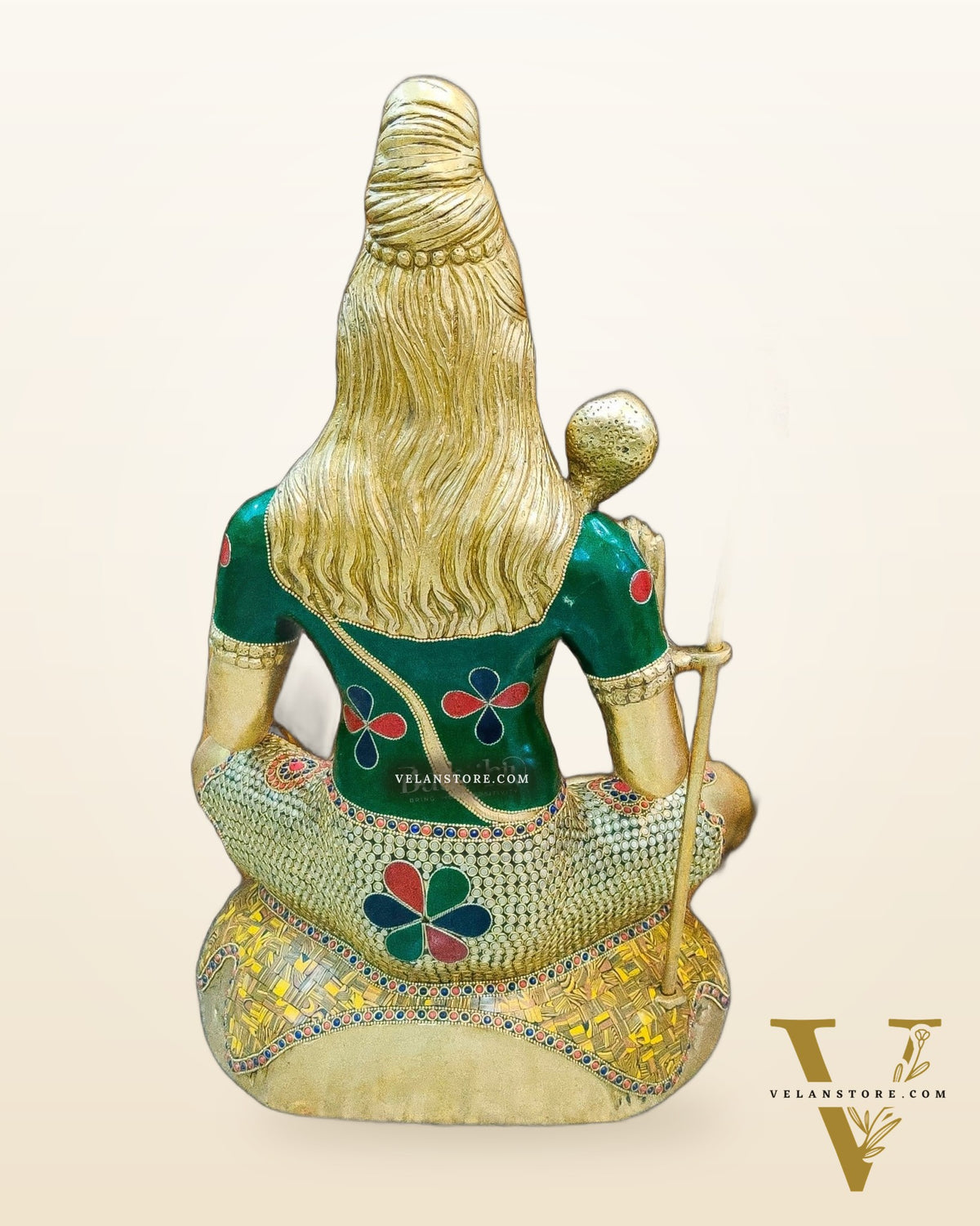 Handcrafted Pure Brass Lord Shiva Statue - 22.5 Inch