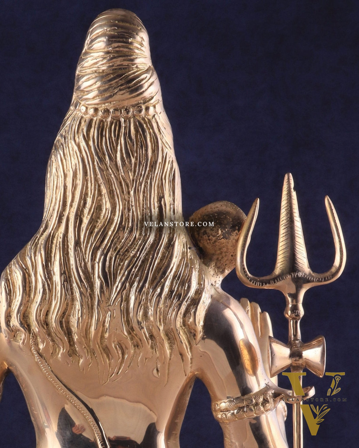 Handcrafted Pure Brass Lord Shiva Statue - 23" Glossy finish