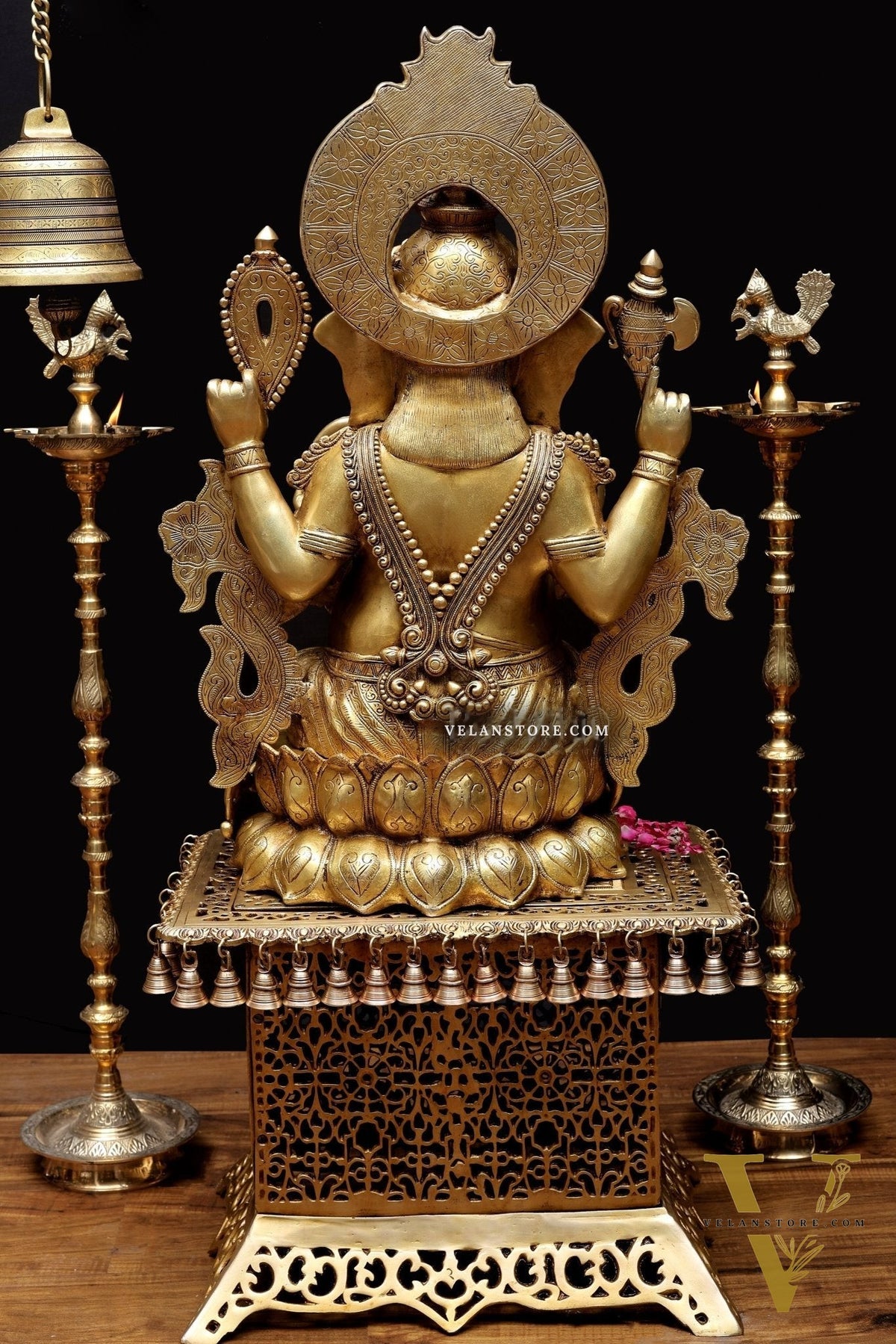 Handcrafted Superfine Brass Ganapati Statue 30"