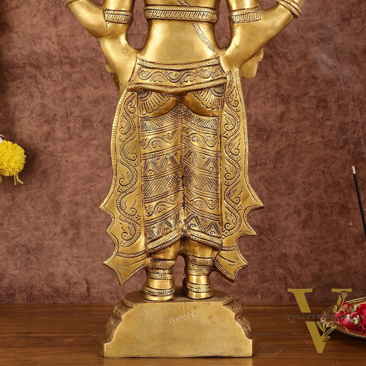 Handcrafted Superfine Brass Lord Tirupati Balaji Sculpture - 24"