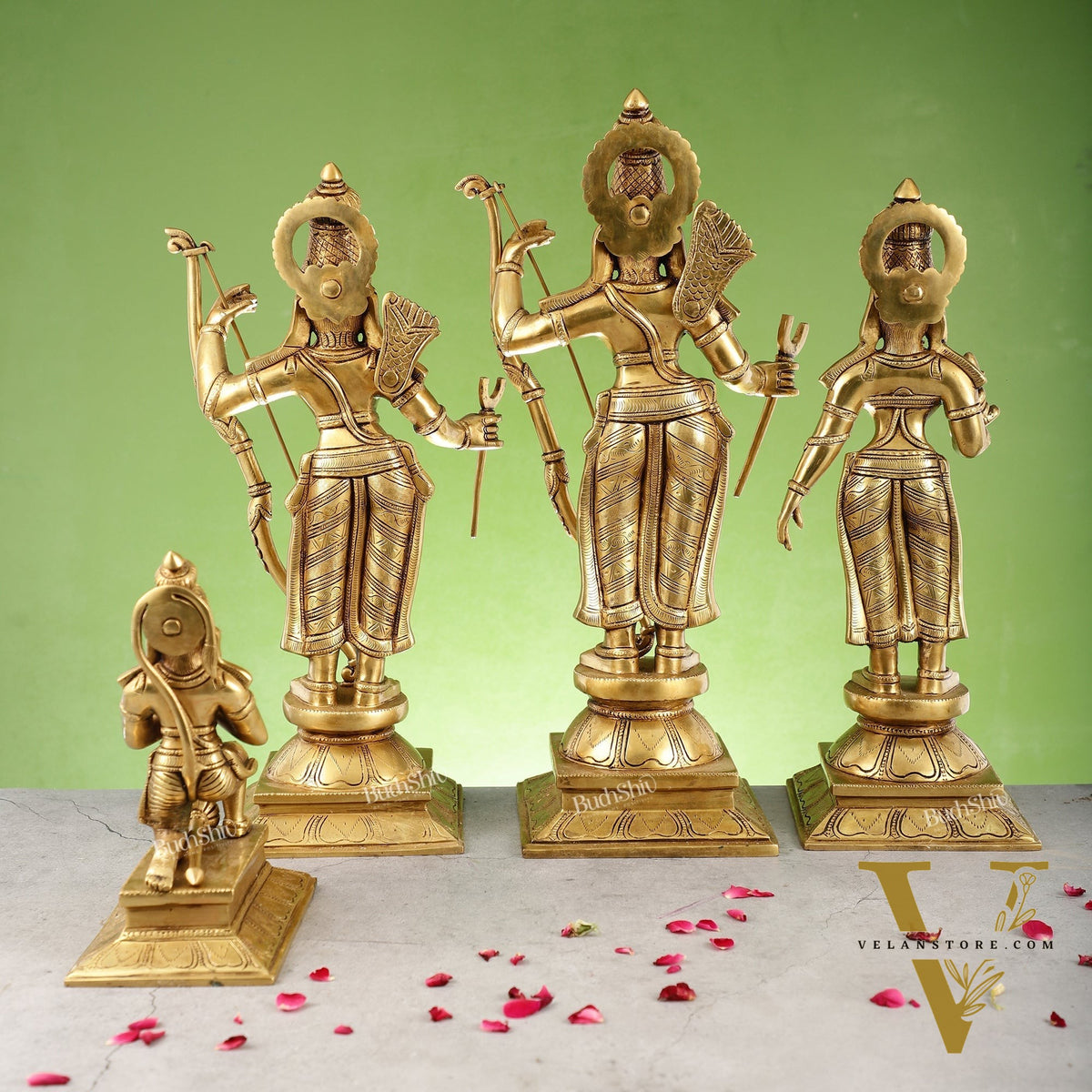 Handcrafted Superfine Brass Shri Ram Darbar - Divine Statues