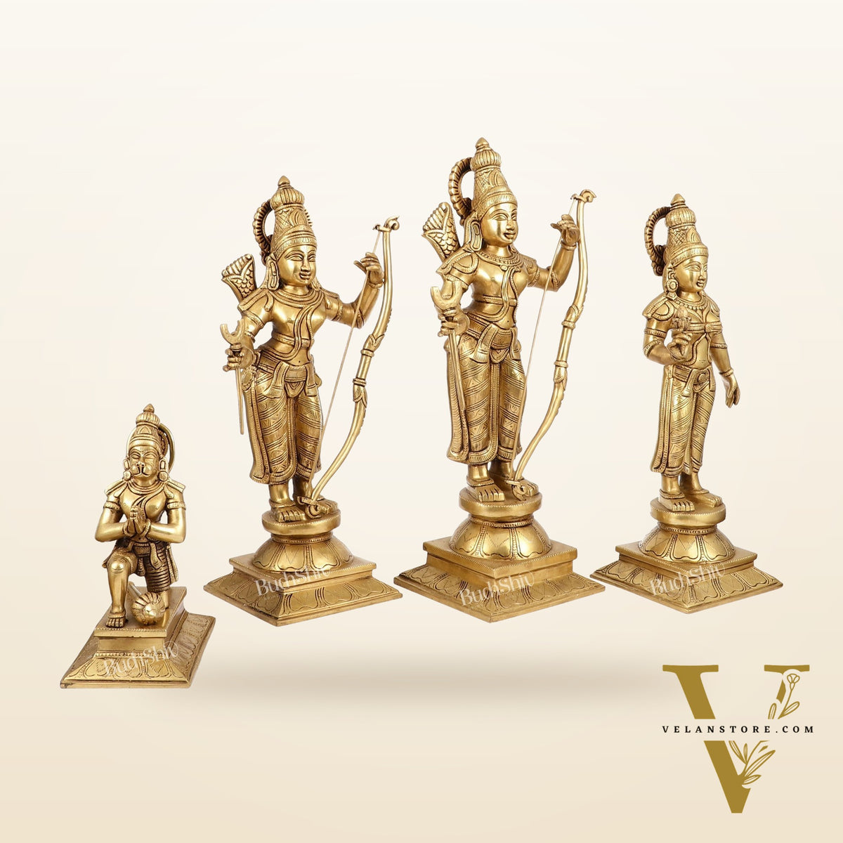Handcrafted Superfine Brass Shri Ram Darbar - Divine Statues