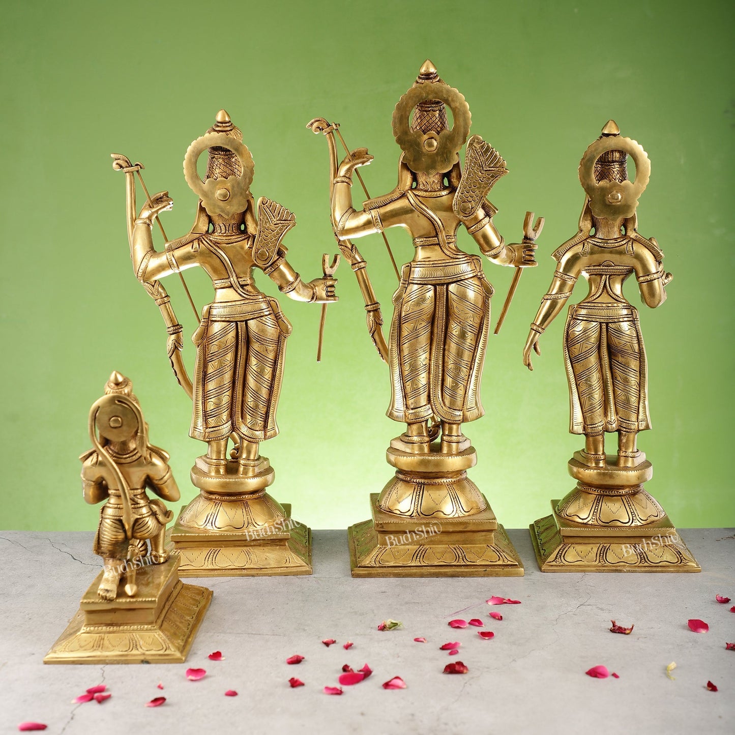 Handcrafted Superfine Brass Shri Ram Darbar - Divine Statues