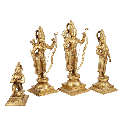Handcrafted Superfine Brass Shri Ram Darbar - Divine Statues