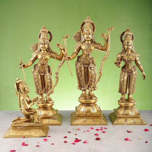 Handcrafted Superfine Brass Shri Ram Darbar - Divine Statues