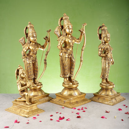 Handcrafted Superfine Brass Shri Ram Darbar - Divine Statues