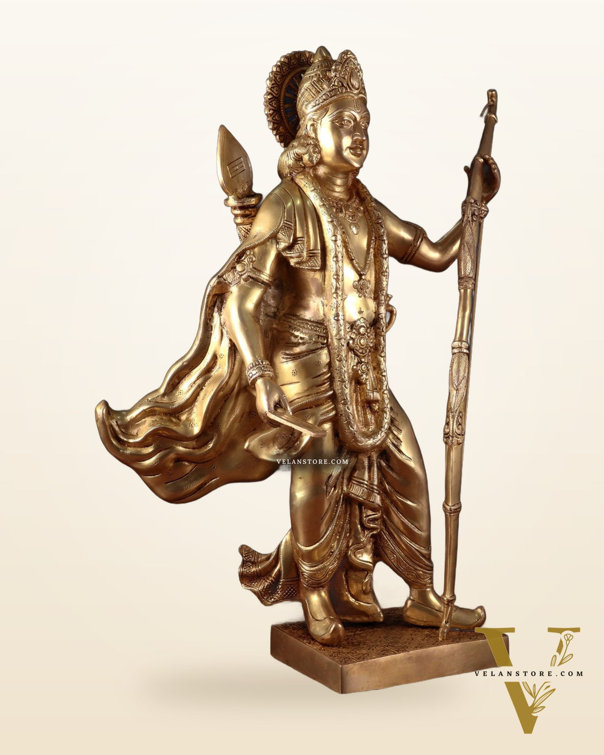 Handcrafted Superfine Brass Statue - Lord Shri Ram Chandra | 26 inch