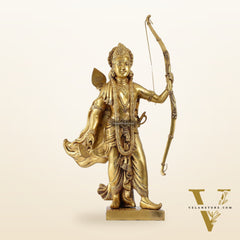 Handcrafted Superfine Brass Statue - Lord Shri Ram Chandra | 26 inch