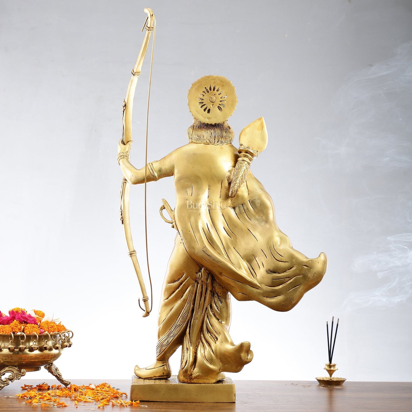 Handcrafted Superfine Brass Statue - Lord Shri Ram Chandra | 26 inch
