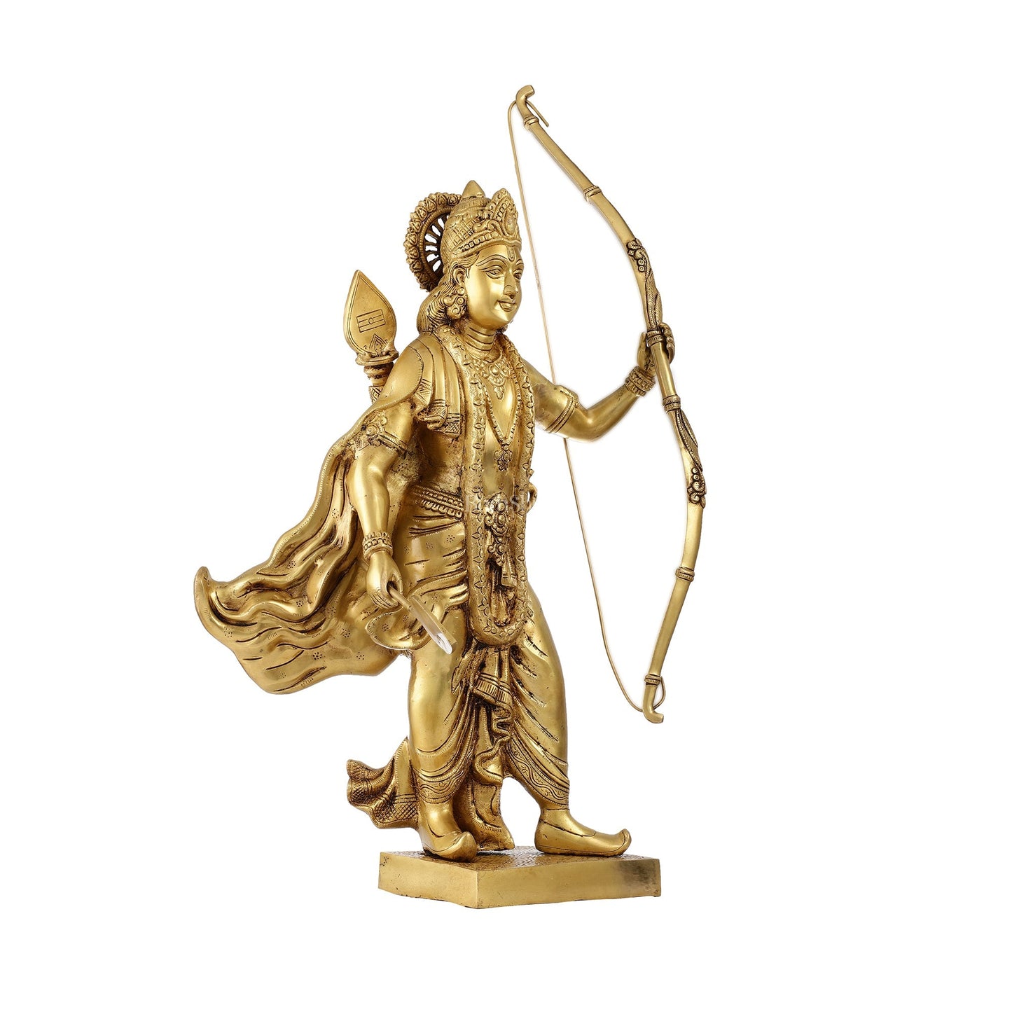 Handcrafted Superfine Brass Statue - Lord Shri Ram Chandra | 26 inch