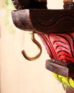 Handcrafted Wooden Elephant Wall Hanging Bracket