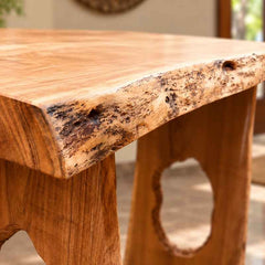 Handmade Live Edge Console Table with Sculptural Wooden Legs, Rustic Solid Wood Console Table, Luxury Entryway & Foyer Table, Modern Wood Sofa Table, Custom Made Hallway Furniture