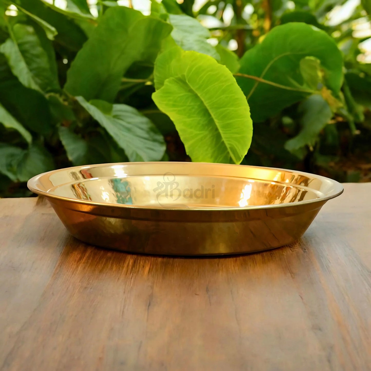 Shribadri Pure Brass Parat for Kneading Dough – Heavy Quality Roti Atta Mixing Plate