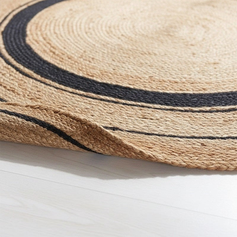 Modern Jute Stripe Delight Rug