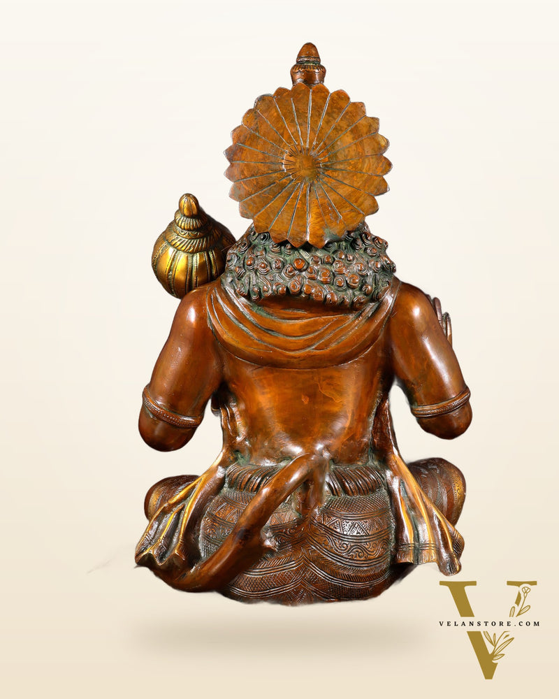 Hanuman Brass statue dual tone 17" Height
