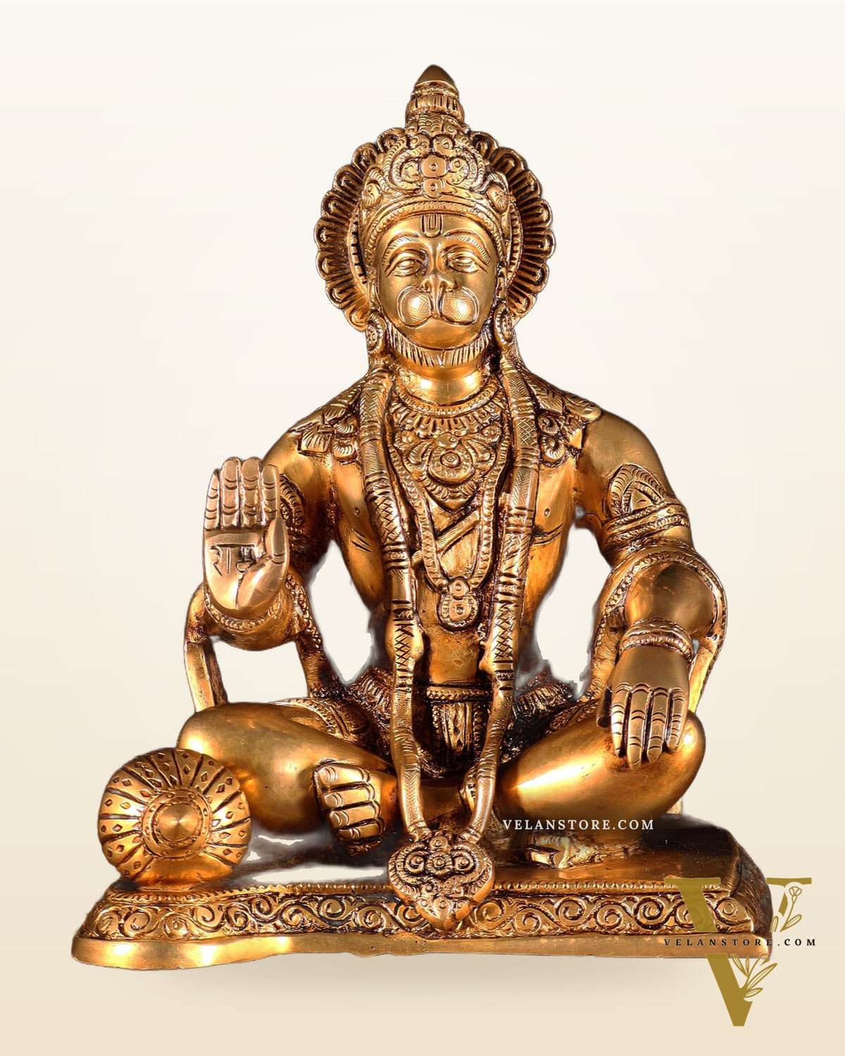 Hanuman ji Brass Idol 9.5"