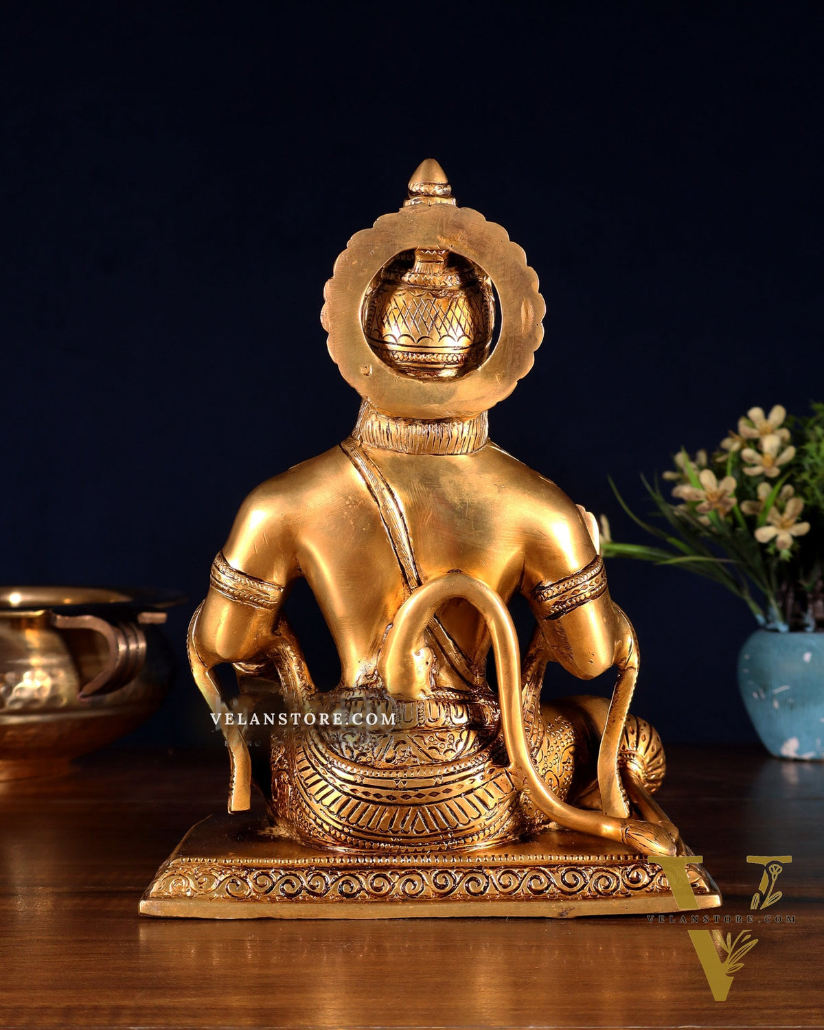 Hanuman ji Brass Idol 9.5"