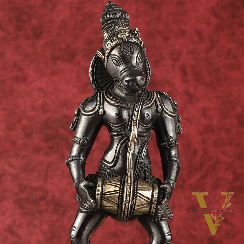 Hayagriva brass idol Restoring Vedas 12.5"