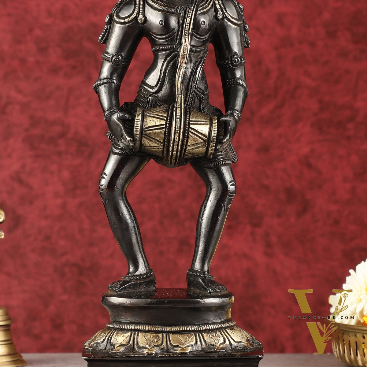 Hayagriva brass idol Restoring Vedas 12.5"