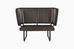 Lydie Outdoor Sofa Set 2 Seater, 2 Single seater and 1 Center Table (Dark Brown)