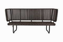 Lydie Outdoor Sofa Set 2 Seater, 2 Single seater and 1 Center Table (Dark Brown)