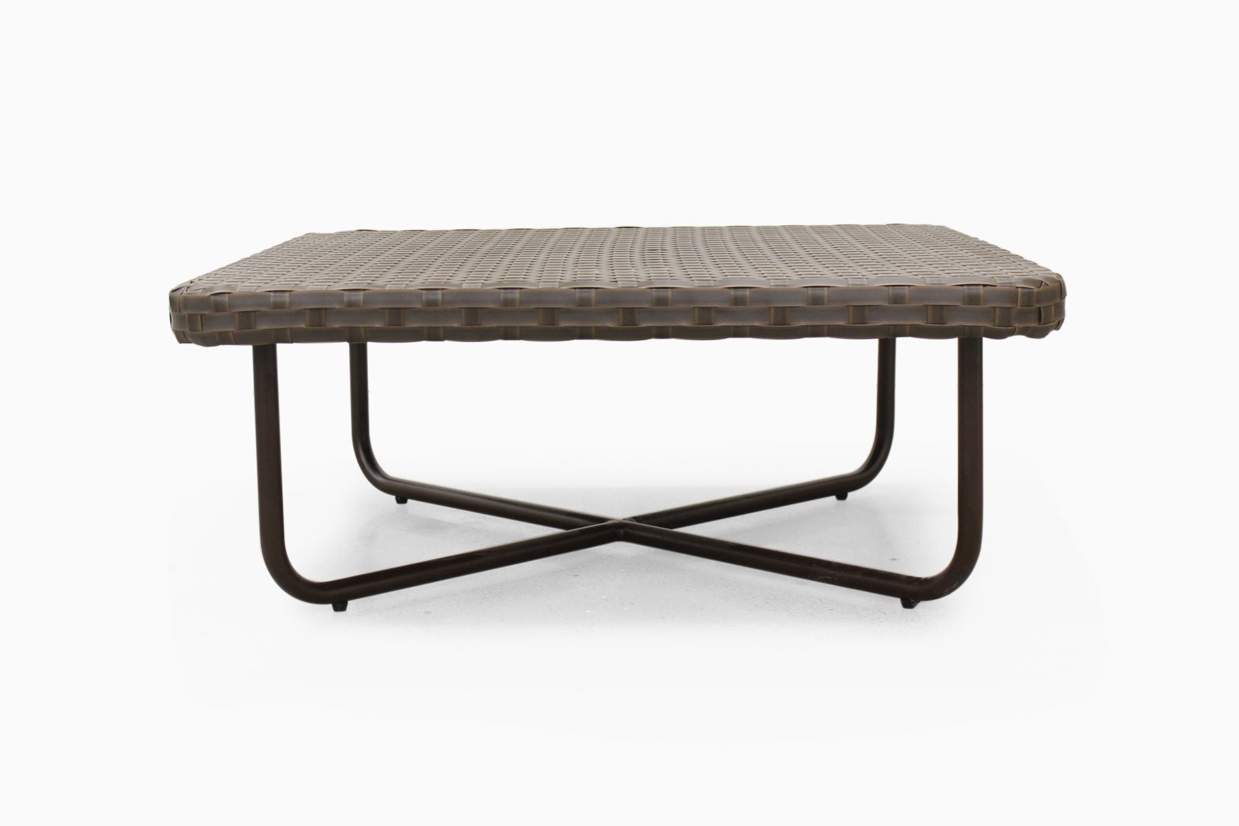 Lydie Outdoor Sofa Set 2 Seater, 2 Single seater and 1 Center Table (Dark Brown)