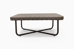 Lydie Outdoor Sofa Set 2 Seater, 2 Single seater and 1 Center Table (Dark Brown)