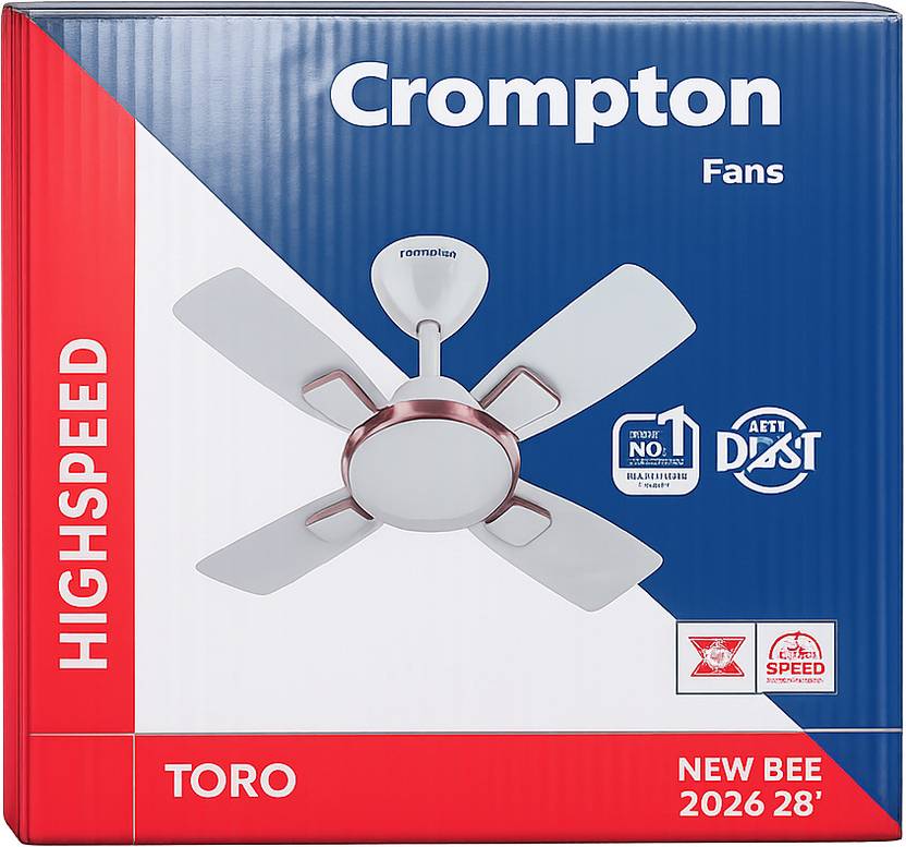 Crompton High Speed Toro 600MM Designer Ceiling fan,Active Power Technology Anti Dust, Energy Saving, Ultra High Speed, High Air Delivery 600 mm-3