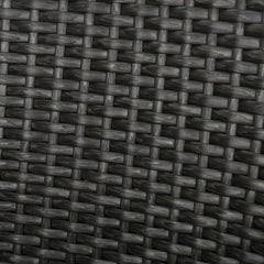 Camo Outdoor Patio Seating Set 2 Chairs and 1 Table Set (Black)