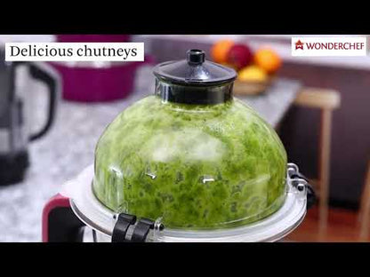 Sumo Mixer Grinder 1000W With 3 Stainless Steel & 1 Fruit Filter Jar 5 Years Warranty On Motor, Rust And Black, Long life motor